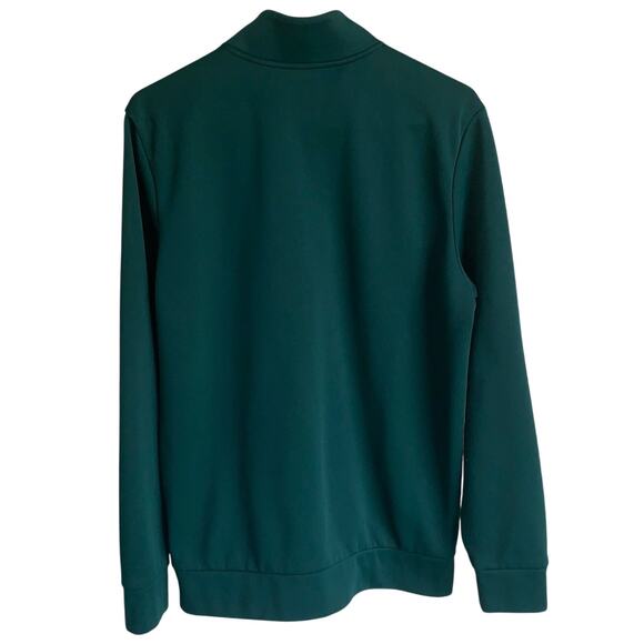 Under Armour Men's Armour Fleece Long-Sleeve 1/4 Quarter Zip Green Size Medium - Picture 2 of 7
